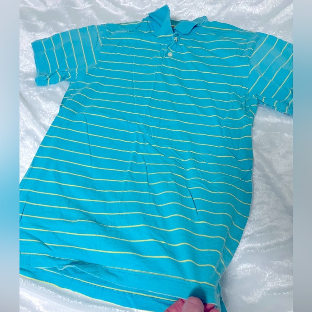 Wrangler striped polo men’s medium - Picture 2 of 7